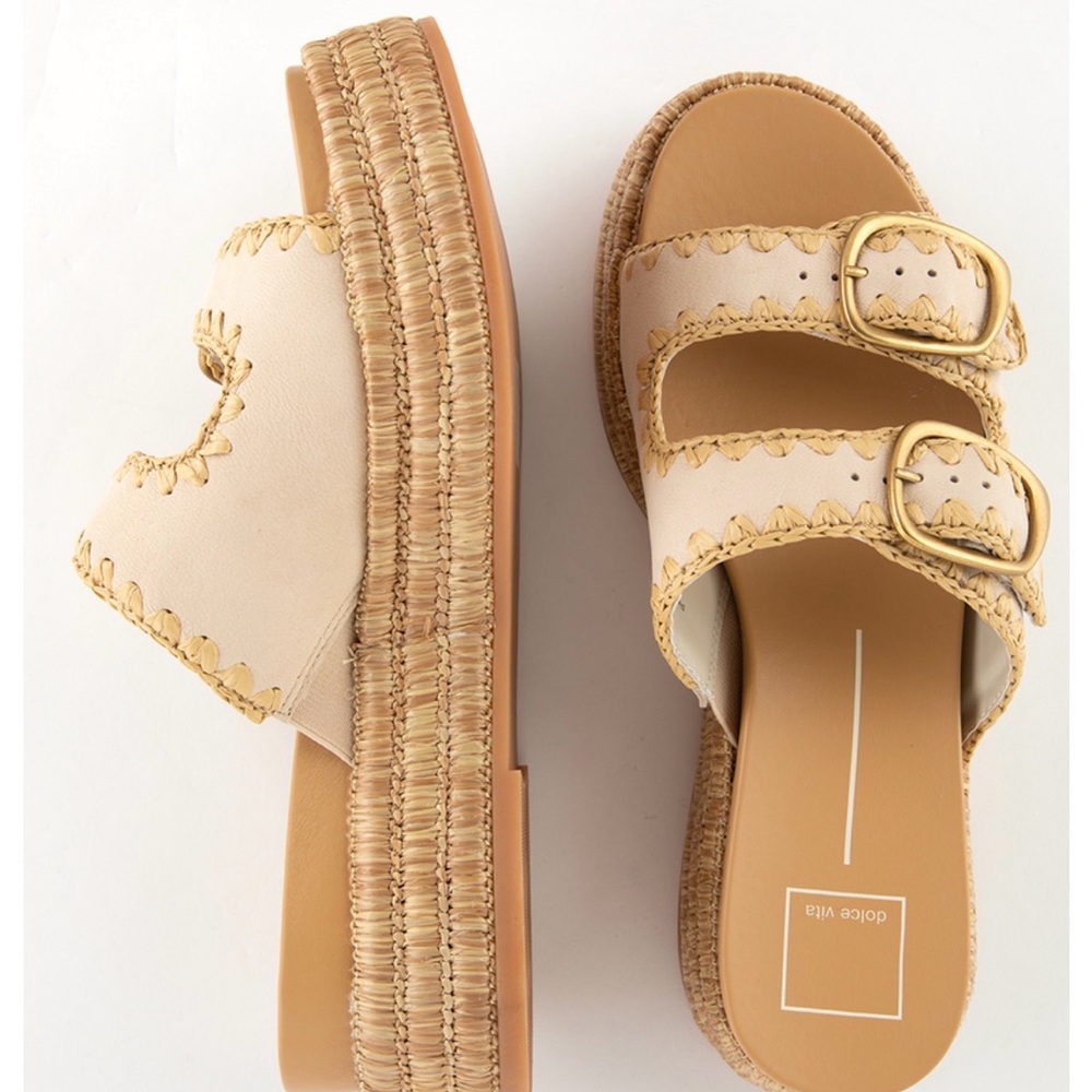 DOLCE VITA Wanika Womens Espadrille Platform Sandals